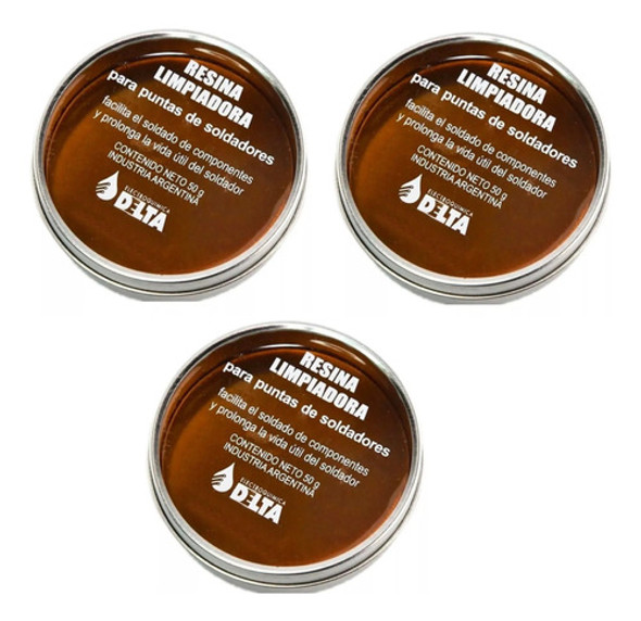 Resina Limpiadora Soldador Delta 50gr Limpia Punta Soldador 0
