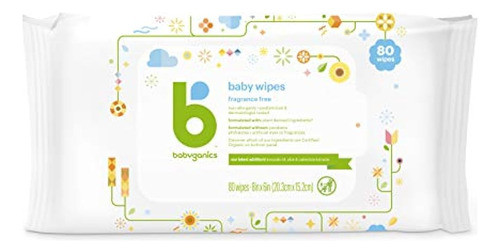 Babyganics Fragrancefree Hand Hand And Baby Wipes 100 Ct Paq 0