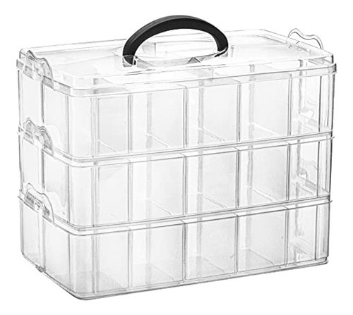 Foraineam Caja De Almacenamiento Apilable De 3 1