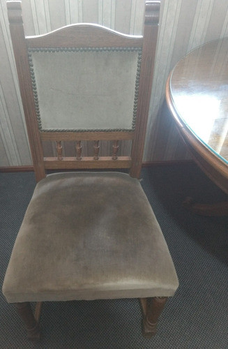 6 Sillas Comedor Estilo Inglés Moderno Roble Valor X Unidad 0