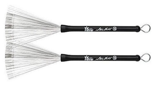 Vic Firth Steve Gadd Cepillo Para Polvo De Alambre 0
