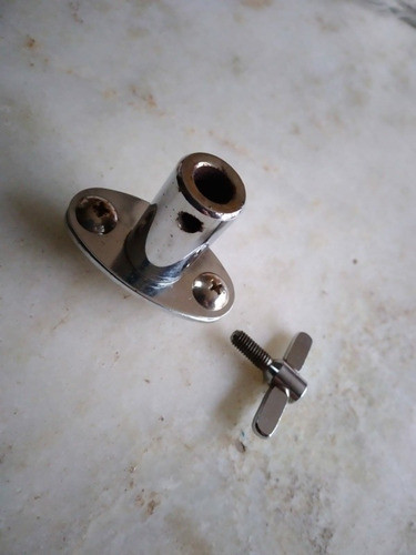 Soporte Para Aplicar A Bombo O Tom Tom. Cromado. 0