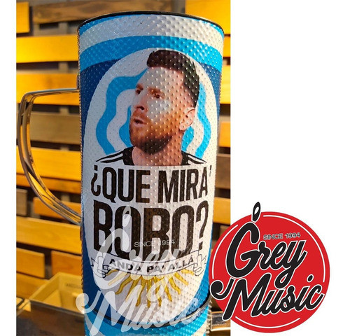 Vaso Guiro Que Miras Bobo Argentina Campeon Qatar 2022 0