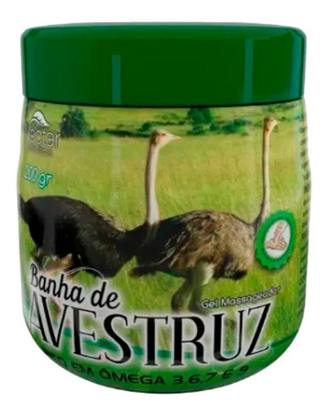 12 Un Banha De Avestruz Gel Massageador Néctar Manteiga 0