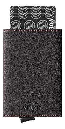 Vulkit Cartera Plegable De Piel Auténtica Con 0
