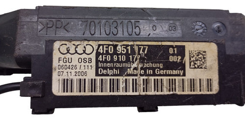 Sensor Alarme Do Teto Audi Q7 2006 A 2008 4f0951177 1
