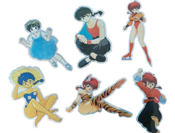 Fotos Stickers Brillantes Kodak De Ranma 1/2 Anime Akane × 6 0