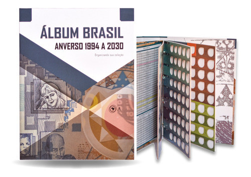 Kit 3 Álbuns Para Moedas Brasileiras República 1924 A 2030 1