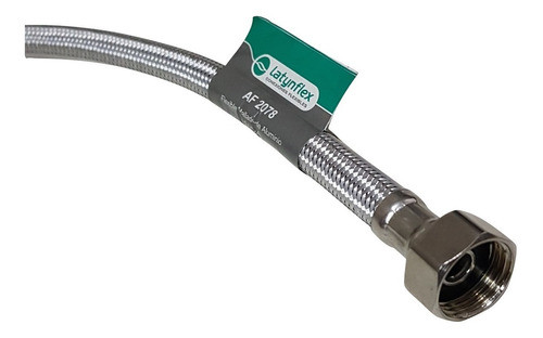 2 Flexibles Malla De Aluminio Para Agua 1/2 X 40cm Latynflex 1