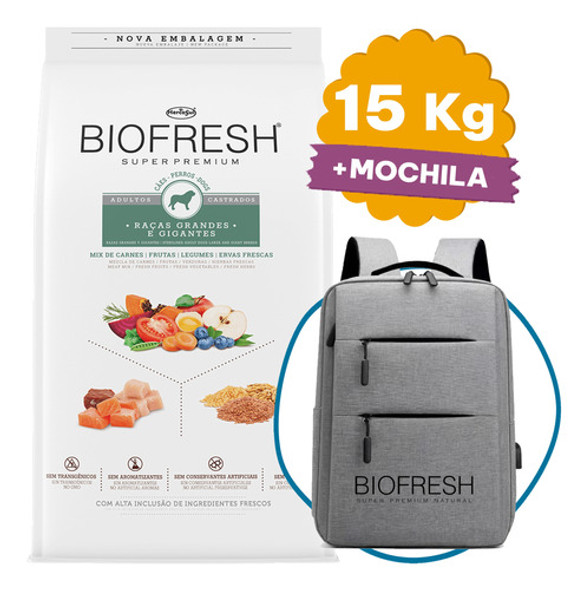 Biofresh Perro Adulto Raza Grande 15 Kg + Regalo + Envío 0
