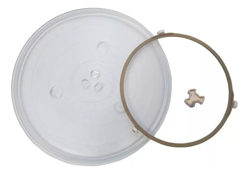 Prato Microondas Philco Pme31 31cm + Aro Rodizio + Trevo 0