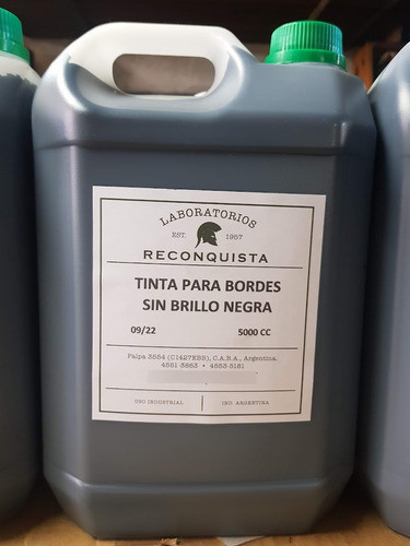 Tinta Para Bordes Brillo, Mate Y Semi Mate - 5 Litros 0