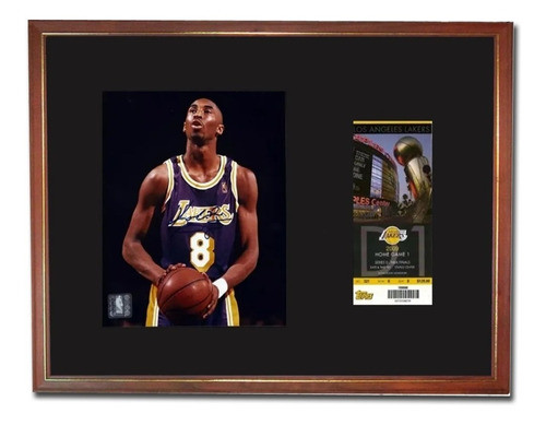 Los Angeles Lakers Kobe Bryant Campeon 09 Foto Firma Entrada 0