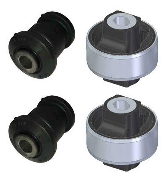 Kit 4 Bujes Parrilla Delantera Fiat Toro Jeep Renegade 0