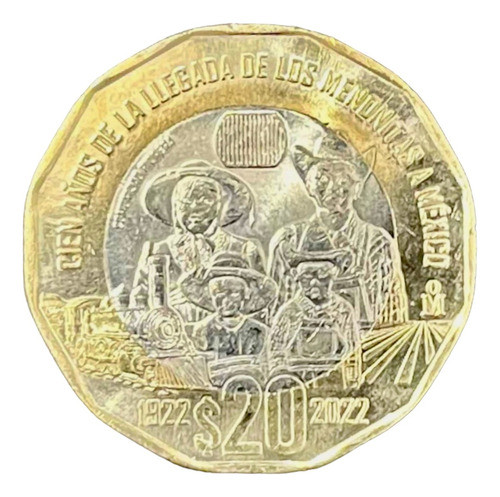 México - 20 Pesos - Año 2022 - Km #999 - Menonitas 0