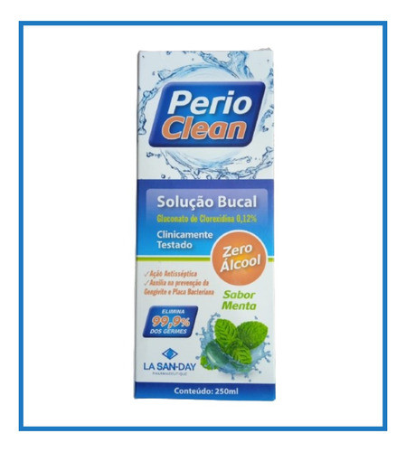 Solução Bucal Perioclean 250ml Menta - La San Day 1