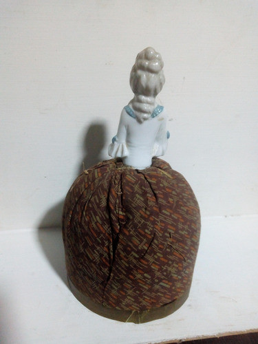 Muñeca De Porcelana Y Tela. Alemana. Antigüedad. 1