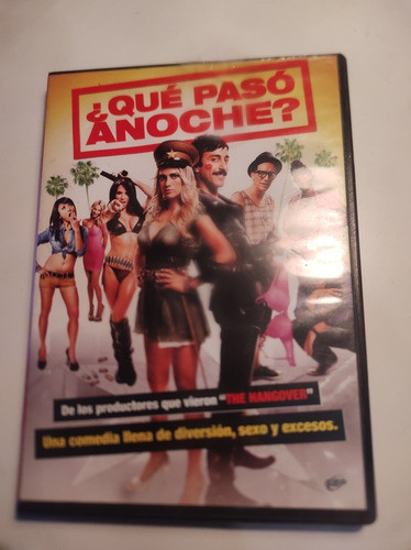 ¿que Paso Anoche? Película Dvd Original 0