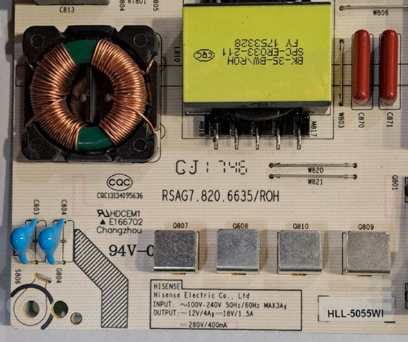 Fuente Hisense Hle5517rtuxi Cod: Rsag7.820.6635/roh 1