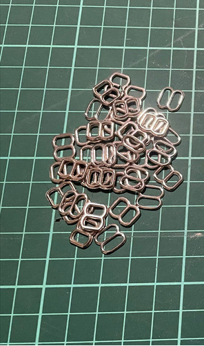 Corredera De Pase 6mm/niquel/ 50u/para Bretel 1