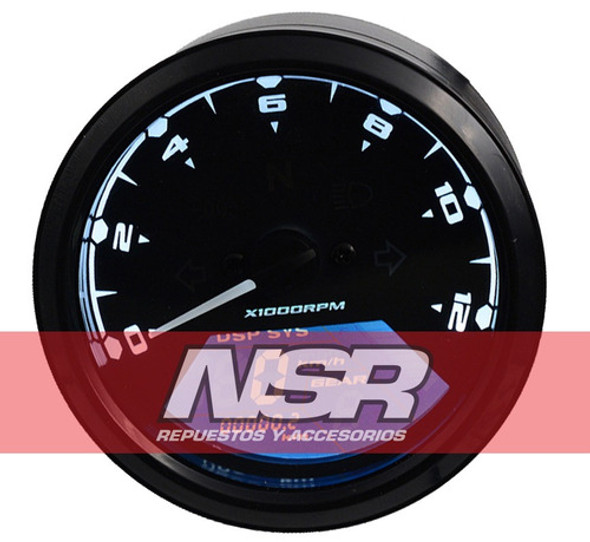 Velocimetro Digital + Rpm Chopper Tracker Scrambler Nsr Moto 0