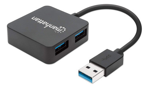 Hub De Usb 3.0 Manhattan 4 Puertos 0