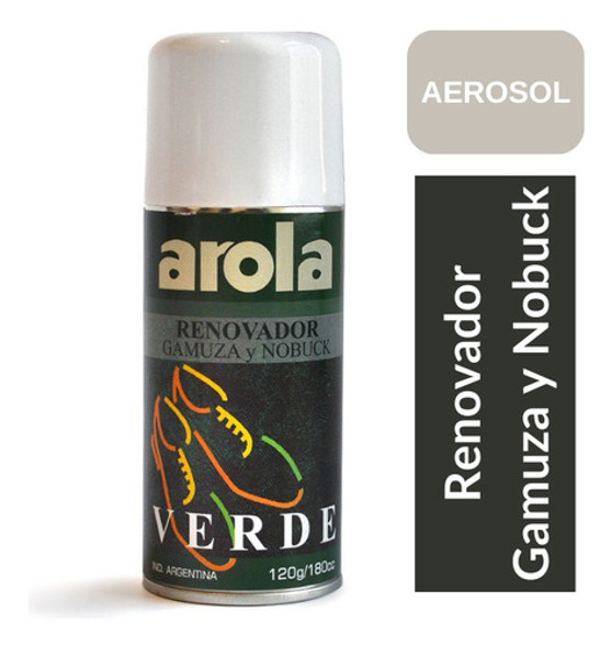 Renovador Arola Verde Musgo Para Gamuza Y Nobuck 0