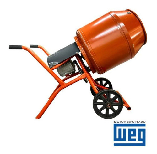 Hormigonera Reforzada Rombo 130 Litros Motor 1 Hp 0