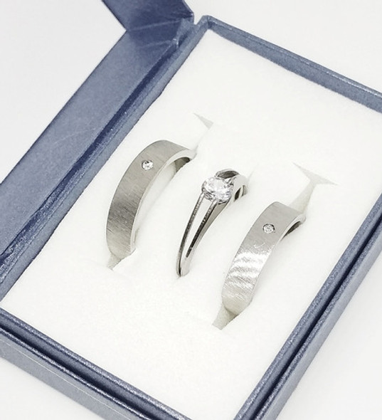 Alianzas De Ac.quirurgico Templado Satinada C/cintillo 0