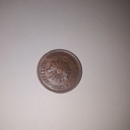 Moneda 2 Y 5 Centesimos De Uruguay Año 1951 Veala 1