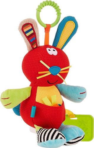 Colgante Conejo Tela Didactico Texturas Mordillo Dolce Bebes 0