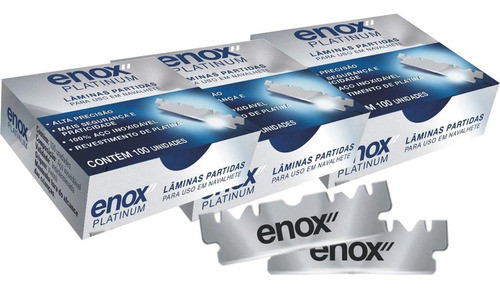 Lamina Para Navalhete Enox Aco Inox Com 300un (3cx) 0