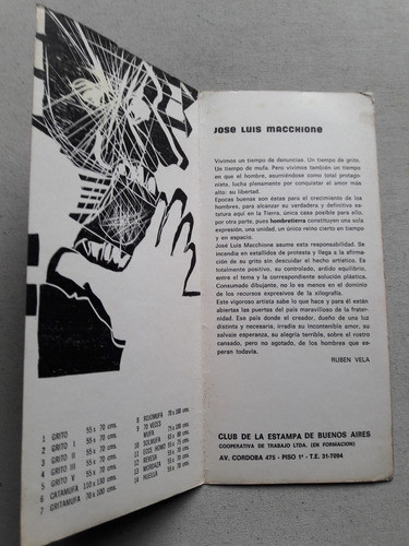 Catalogo Club De La Estampa Buenos Aires Jose Luis Macchione 1