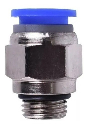 Conector Engate Rápido Tubo Pu 8mm X Rosca 1/4 Bsp - 5 Peças 1