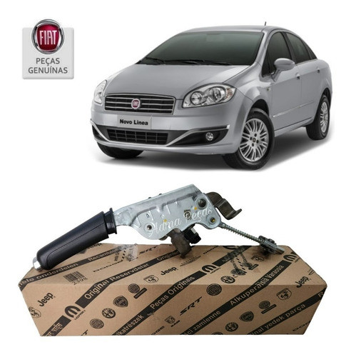 Alavanca Freio De Mão Fiat Linea 2015 2016 Original 1