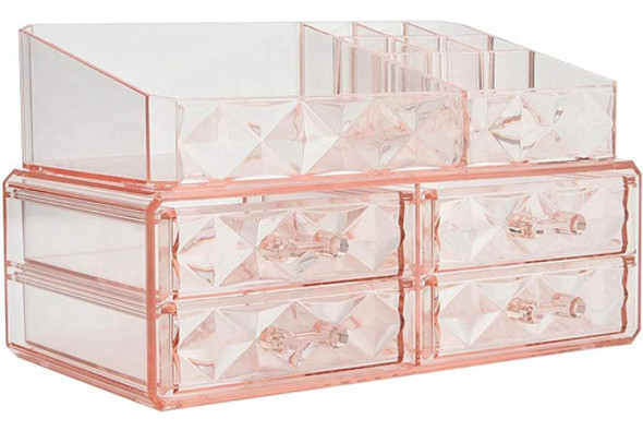 Zhiai Organizador De Maquillaje Cajones De Almacenamiento De 0