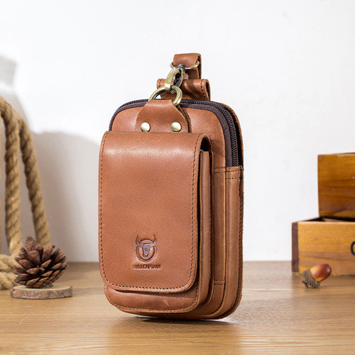 Pacote De Couro, Telefone, Carteira Masculina, Cintura, Bols 1