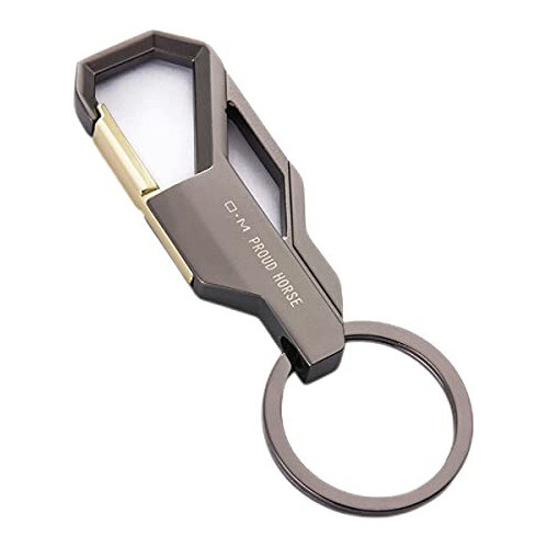 Llavero Mosquetón Elegante Apertura Rapida Metal Con Anillo 0