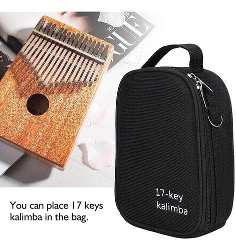 Dilwe Kalimba Bag, 17keys Portable Kalimba Case Thumb Finger 1