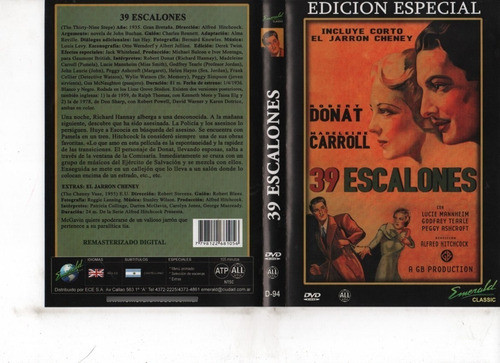 39 Escalones (1935) - Dvd Original - Mcbmi 0