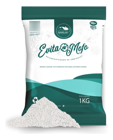 Cloreto De Cálcio Antimofo Marelar - Antimofo 1kg+10 Potes 1