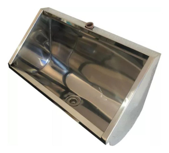 Mictório Individual 40cm - Em Aço Inox Incluso Válvula - Rrc 0