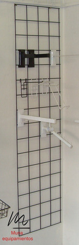 Reja Exhibidora Metalica Organizadora De Pared 1.60x0.40 0