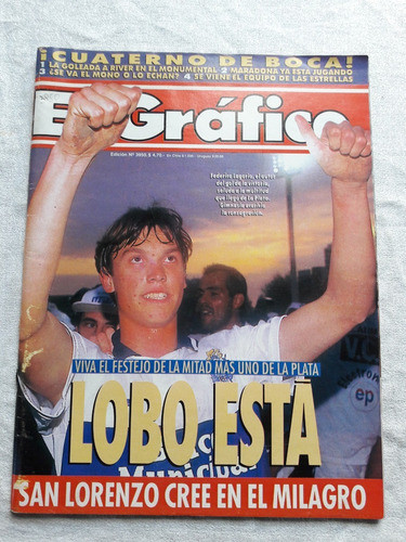 Revista El Gráfico Nº 3950 Año 1995 Gimnasia La Plata 0