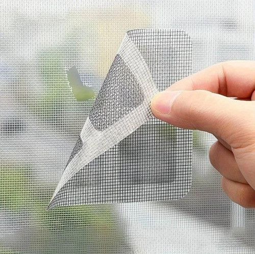 Parche De Reparación Mosquiteros Ventanas Puertas Baño Kit 3 1