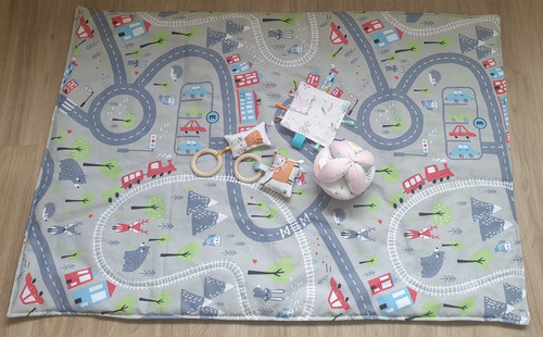 Alfombra Infantil Pistas ,  Acolchonado. 0