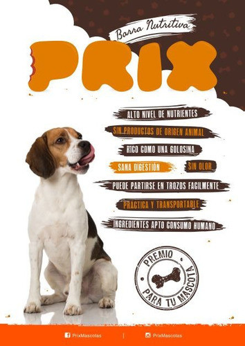 Barrita Nutritiva Prix Golosina Premio Para Perros X40u 1