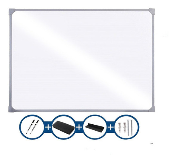 Pizarra Blanca 120x260 Borde Metalico +2 Marcadores+borrador 0 Pizarra Blanca 120x260 Borde Metalico +2 Marcadores+borrador 0
