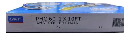 Cadena A Rodillo Skf  Asa 60-1 Paso 3/4 Simple X 3.05m 0
