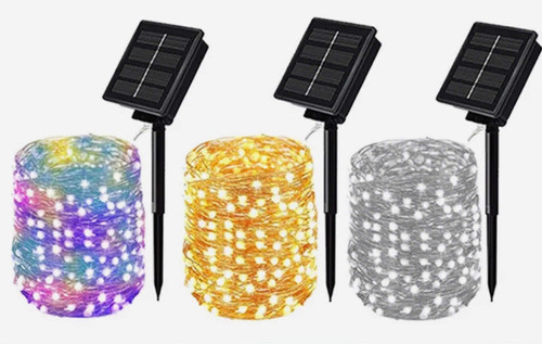 Guirnalda Solar Luciérnaga - 10 Mts X 100 Luces 0